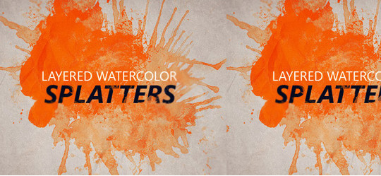 540x249 45 Free Watercolor, Ink And Splatters Brushes For Photoshop