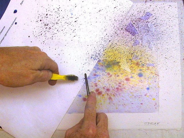 640x480 Splatter And Spray Watercolor Techniques How To Draw And Paint