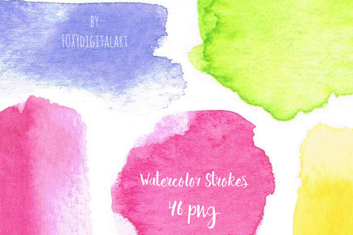 1200x800 Watercolor Splotches Blob Clipart