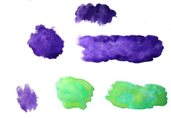 600x414 Watercolor Splotches Clip Art Here Comes The Sun