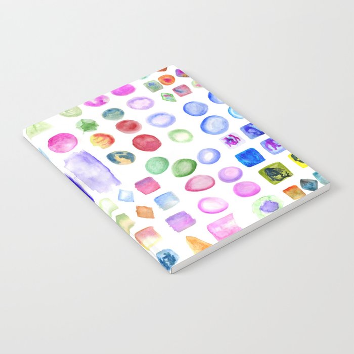 700x700 Watercolor Splotches Art Notebook By Annartshock Society6