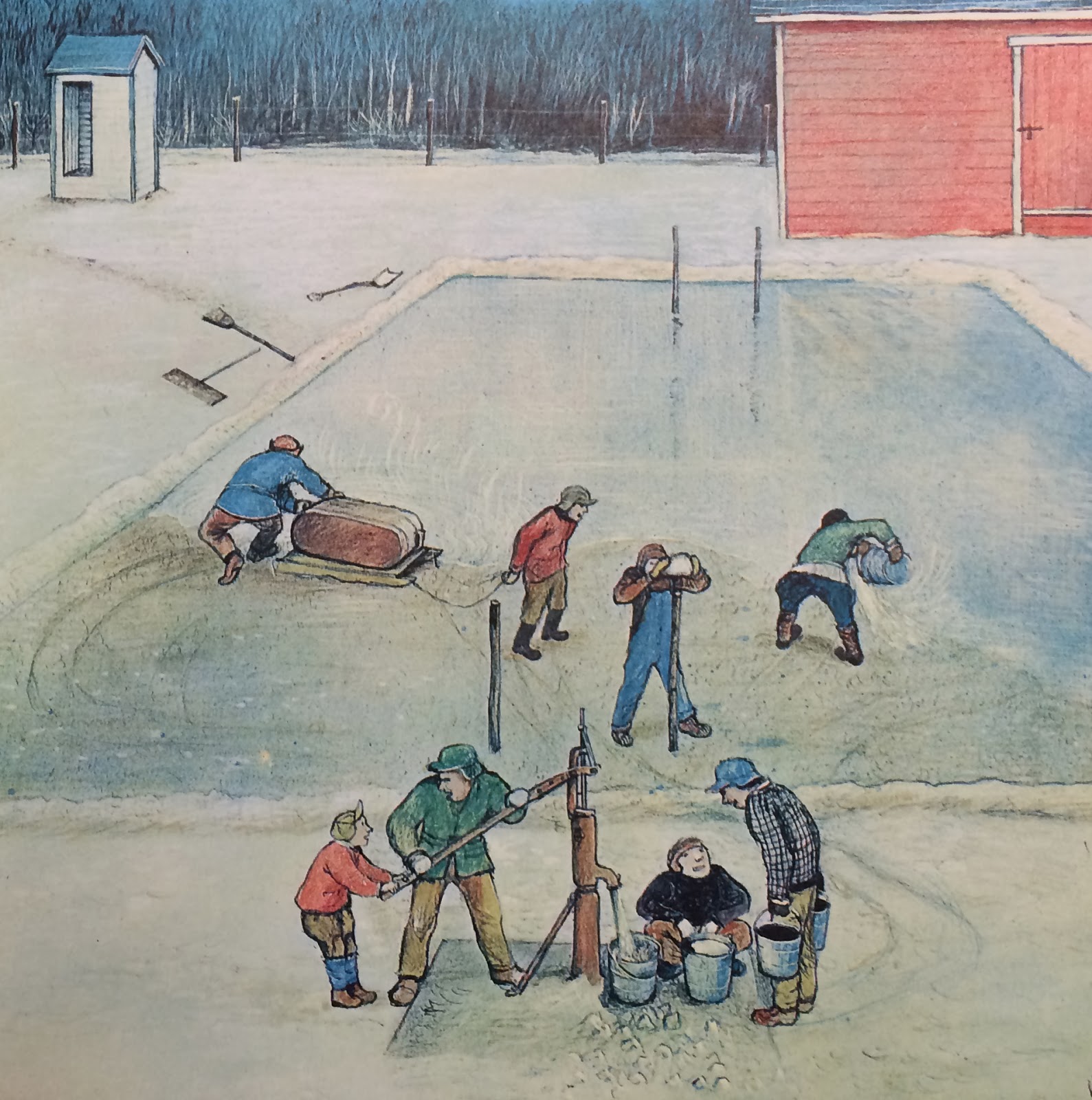 1589x1600 Going For Olympic Gold Winter Sports In Canadian Art