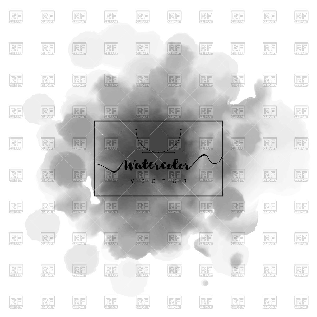 1200x1200 Grey Watercolor Spot Vector Image Vector Artwork Of Backgrounds