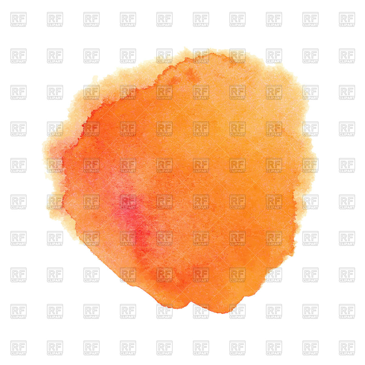 1200x1200 Orange Watercolor Spot Vector Image Vector Artwork Of Design