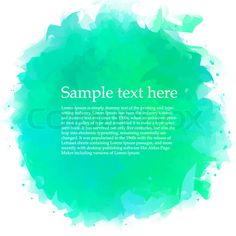 236x236 Blue Spot, Watercolor Background