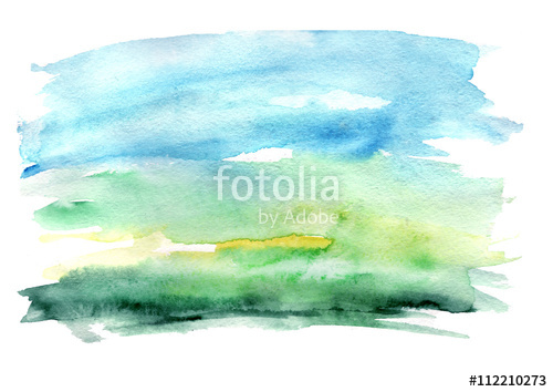 500x354 Watercolor Spot, Watercolor Landscape, Watercolor Abstraction