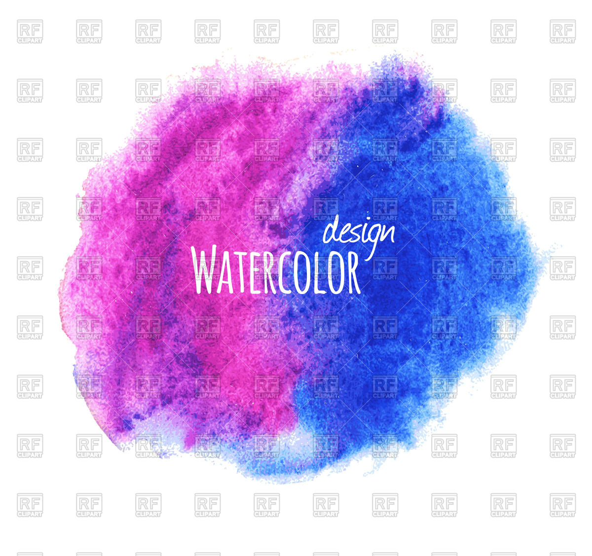 1200x1127 Blue And Purple Watercolor Spot Vector Image Vector Artwork Of