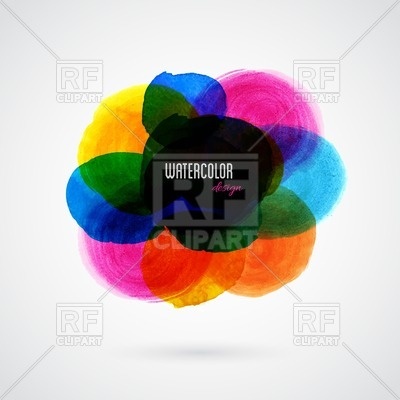400x400 Colorful Watercolor Spot Vector Image Vector Artwork Of Design
