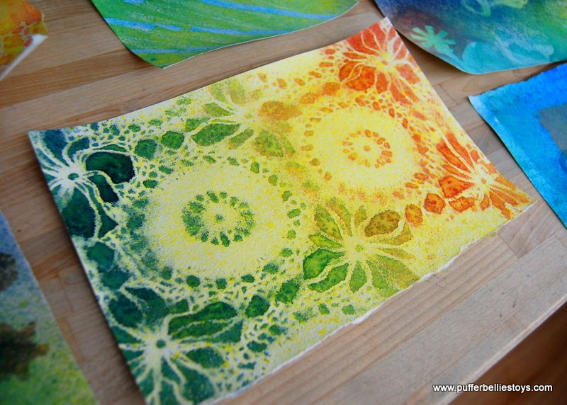 800x572 Technique Watercolor Paint Mixed With Water In Spray Bottles. Use