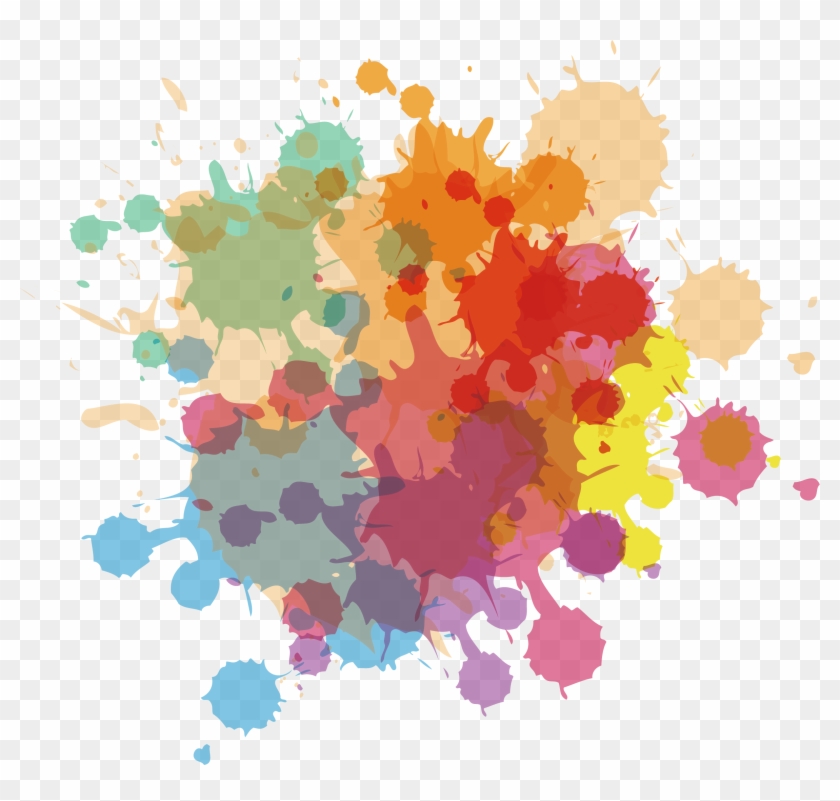 840x801 Ink Watercolor Painting Euclidean Vector