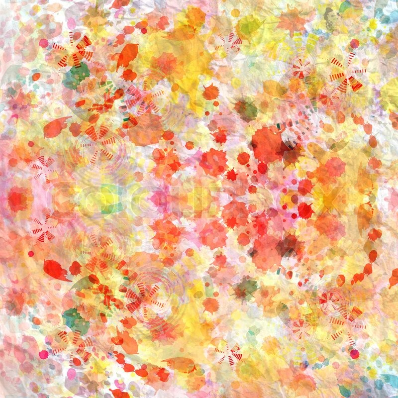 800x800 Colorful Watercolor Background Of Different Spray Paint Stock