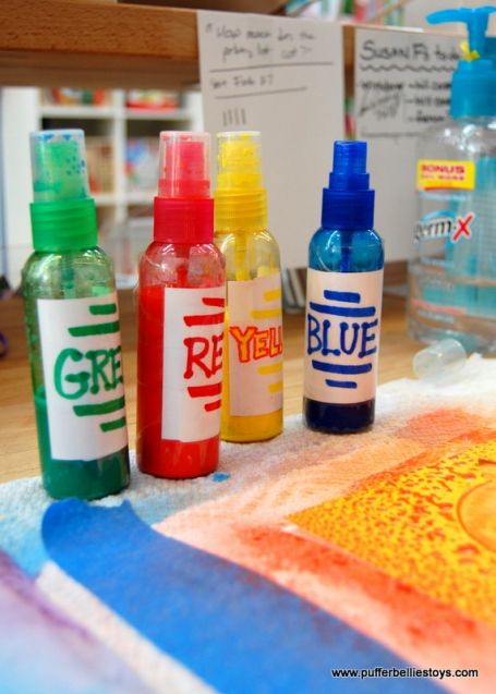 455x637 Crafternoon Watercolor Spray Paints Art Amp Crafts For Kids (And