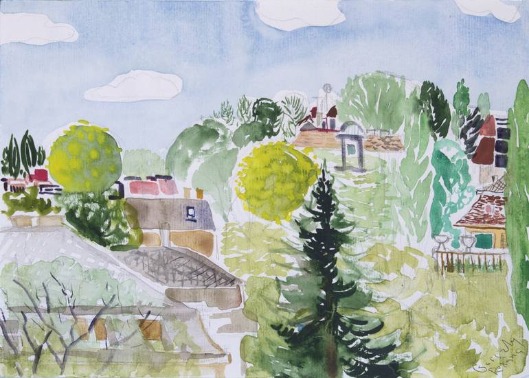 770x551 Spring Landscape Painting By Gorszky Saatchi Art