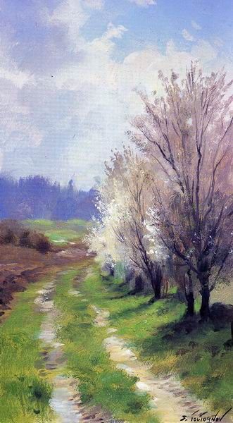 331x600 Watercolor Spring Landscape, By Sergei Toutounov Watercolor