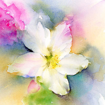 354x354 Best Abstract Watercolor Flower Paintings Products On Wanelo