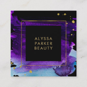 307x307 Watercolor Business Cards Zazzle