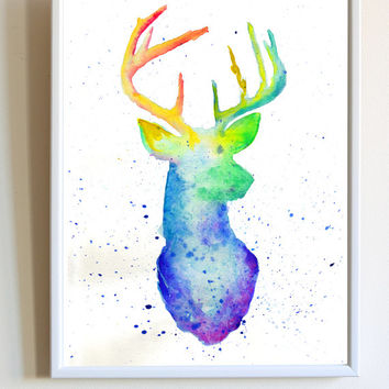 354x354 Best Stag Head Print Products On Wanelo
