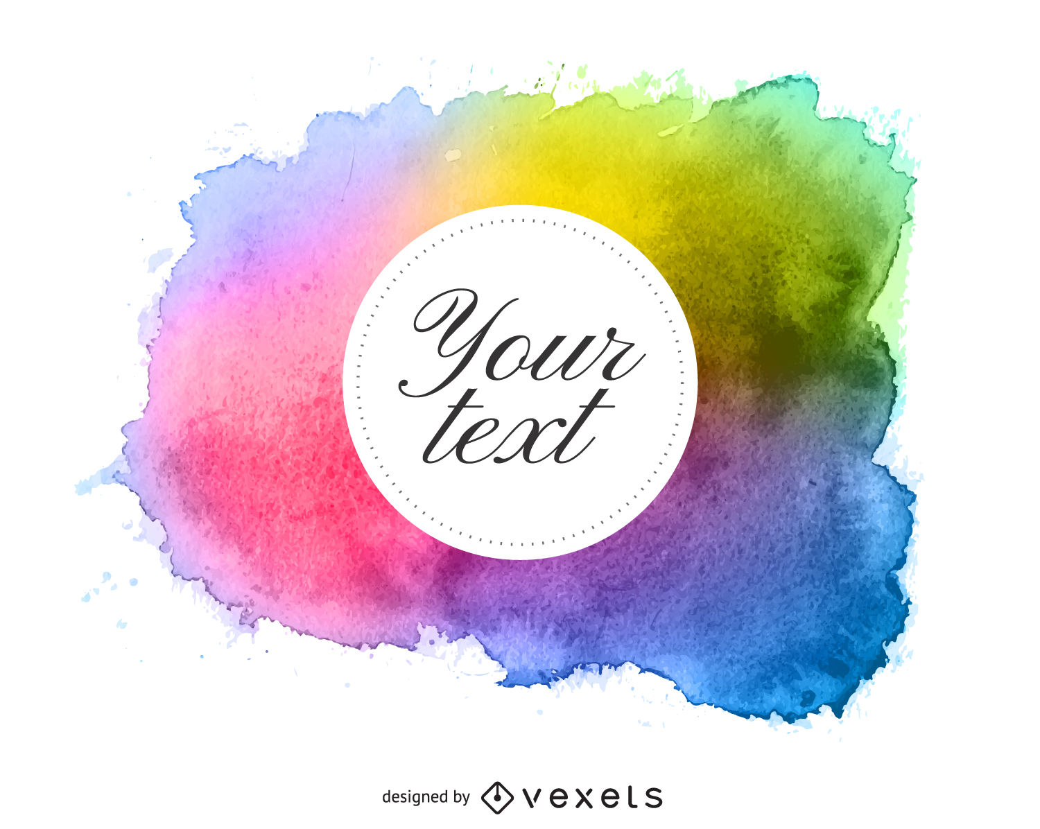 1500x1196 Watercolor Stain Label