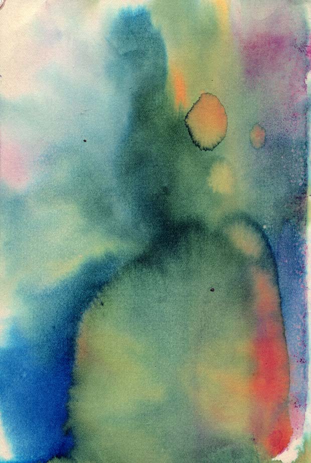 Watercolor Stained Paper