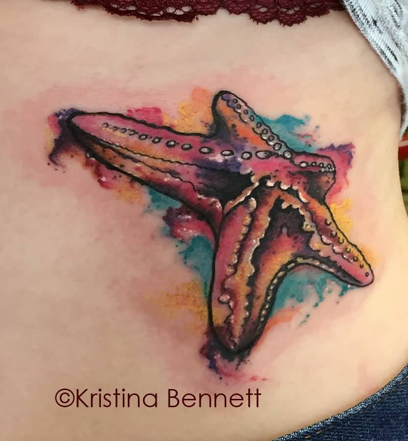 833x900 Latest Starfish Tattoos Ideas