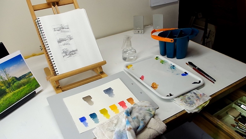 792x446 Preparing For A Watercolor Painting