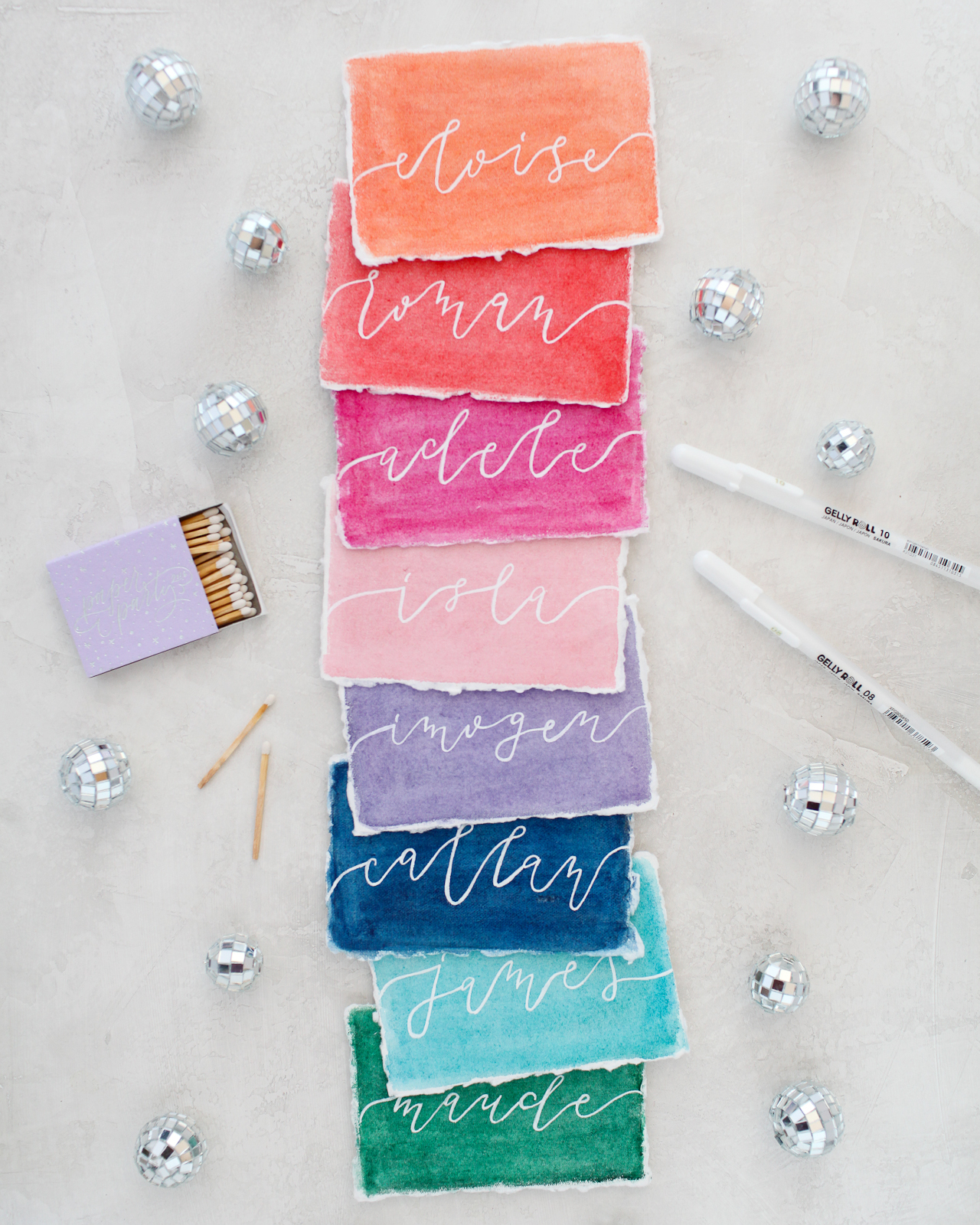 1280x1600 Rainbow Watercolor Wedding Stationery Inspiration