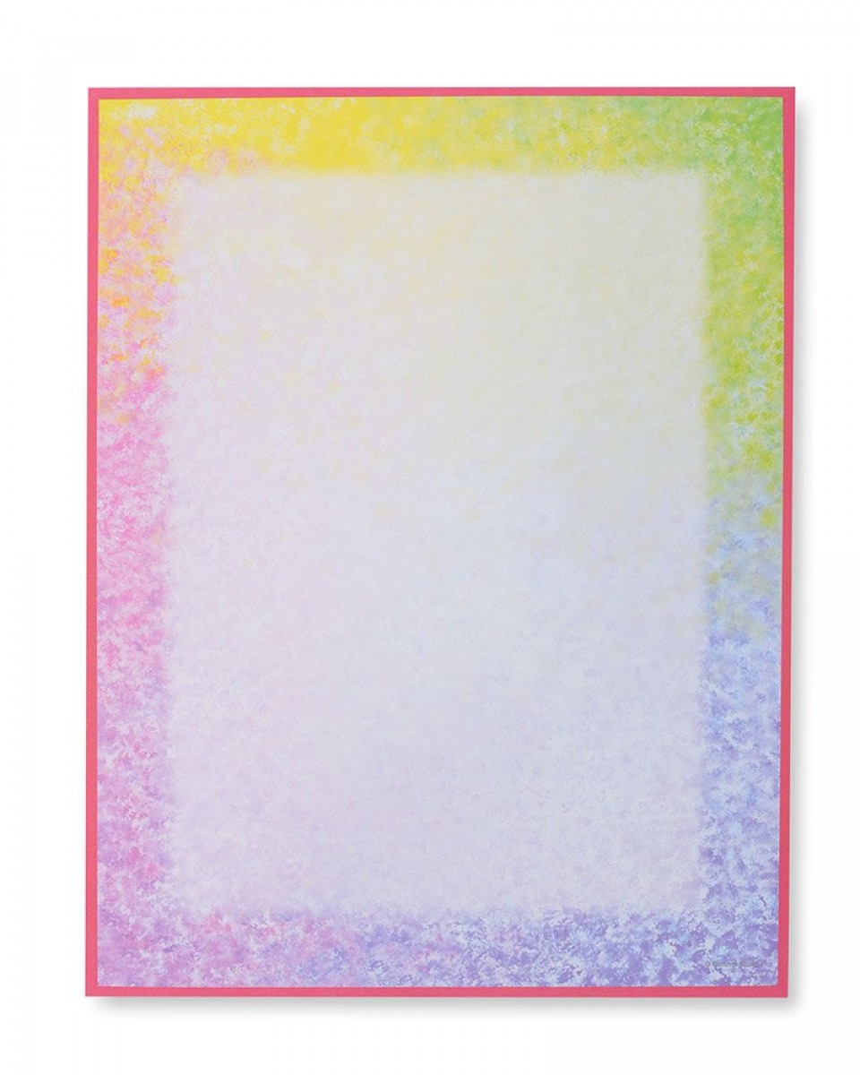 960x1200 Watercolor Border Stationery 100 Pm