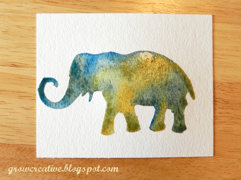 778x583 Portrait Fhoto Stenciled Watercolors Tutorial