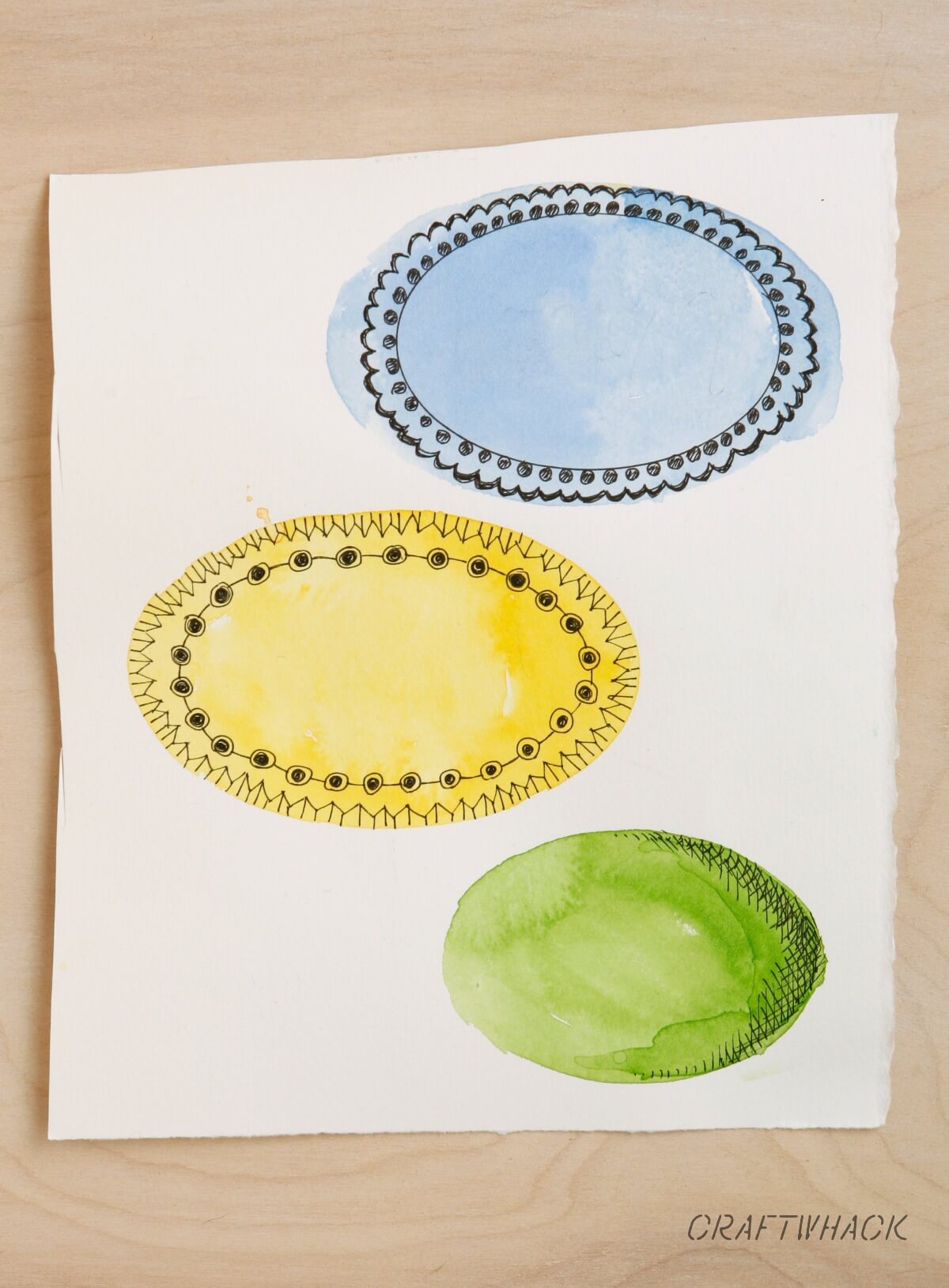 1200x1630 Watercolor Techniques Playing With Stencils And Doilies (Doilies