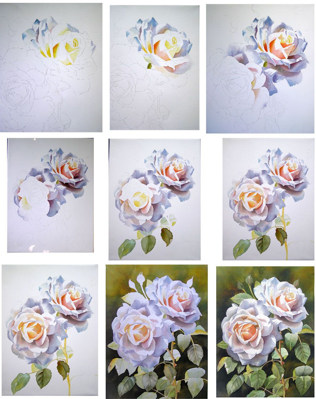 1023x1293 How To Paint A Rose