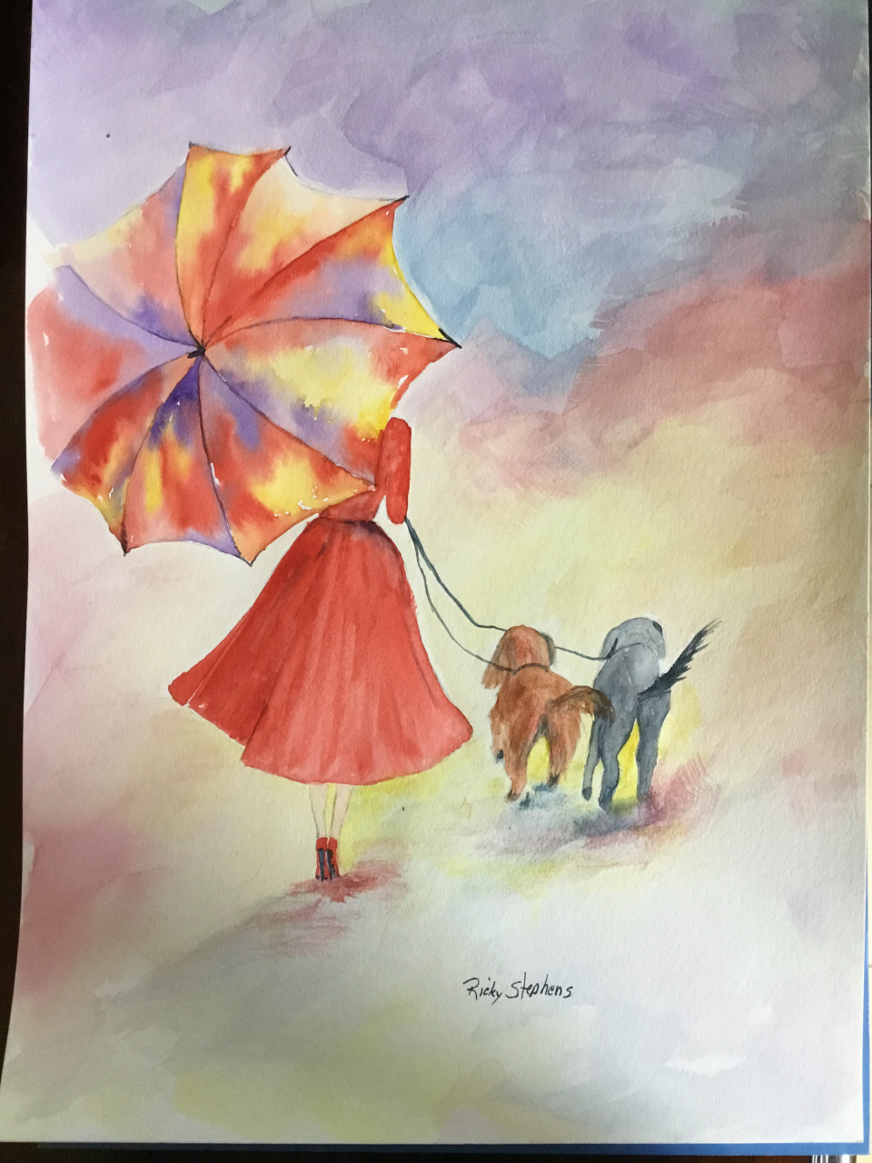 960x1280 Watercolor Instructions