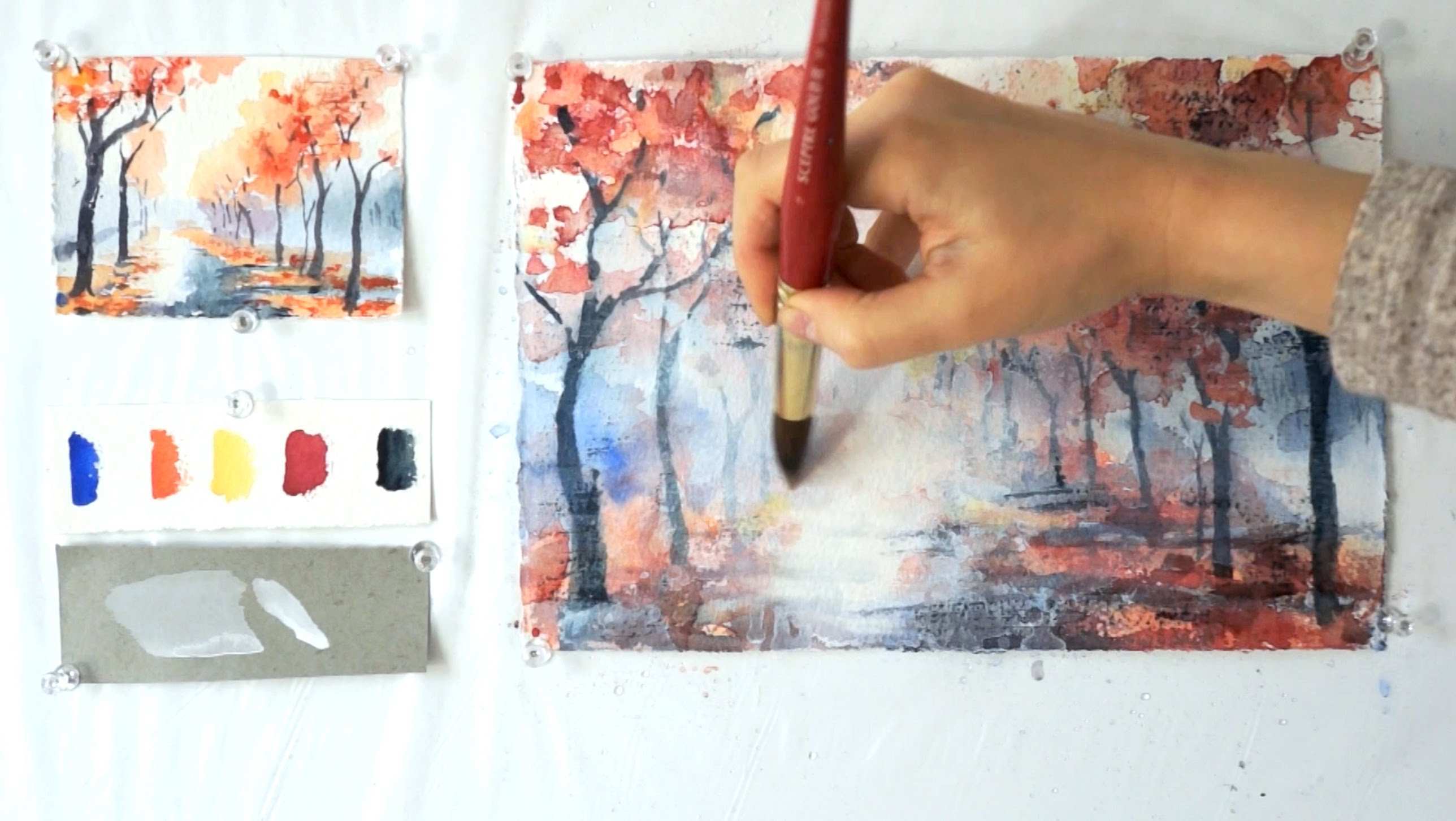 2576x1452 Watercolor Painting For Beginners Step By Step Best Of Autumn