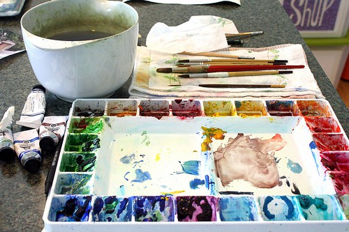 500x333 Watercolor Tutorials Step By Step House Portrait By Laura Trevey