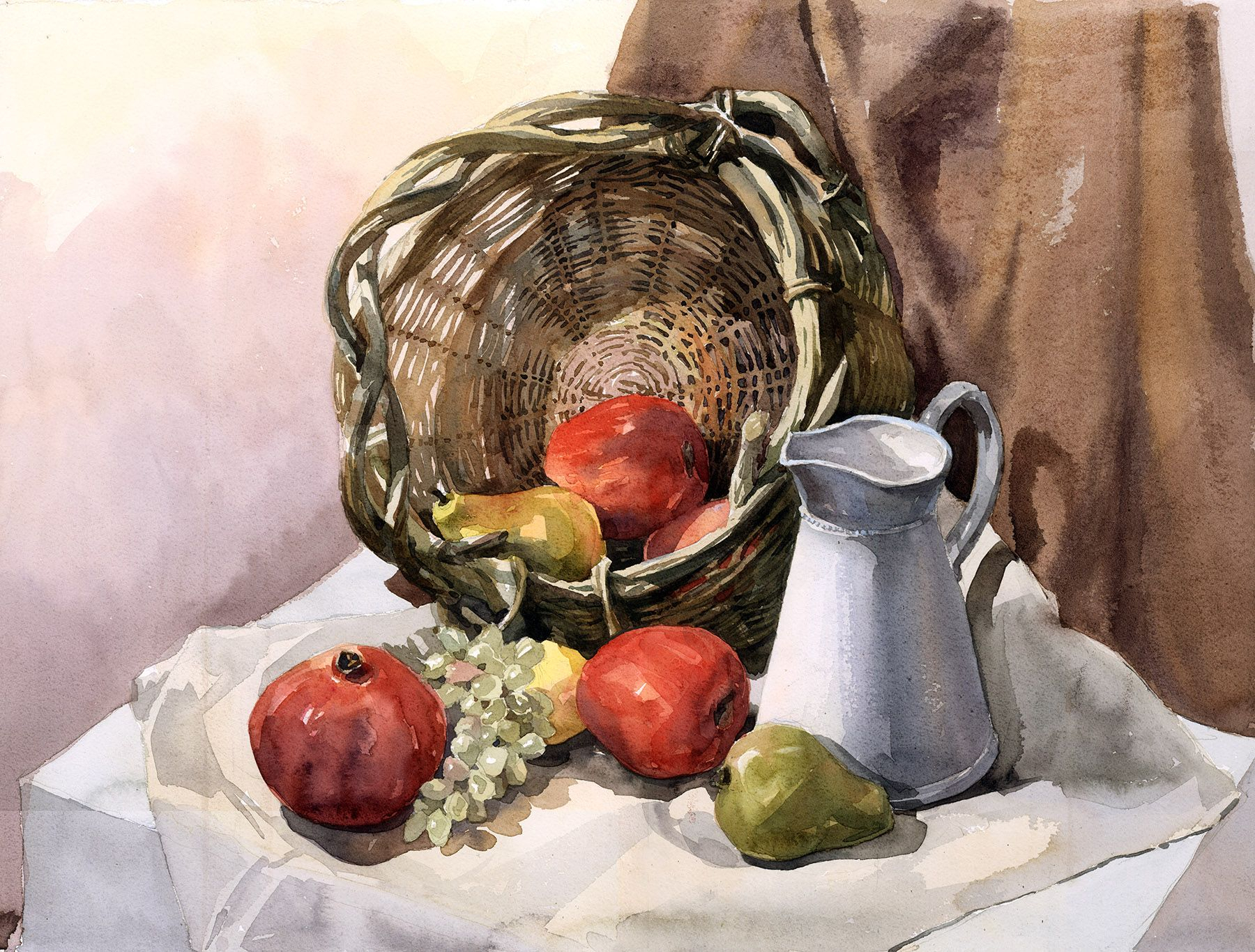 1800x1366 Watercolor Painting Still Life Watercolor Painting Still Life