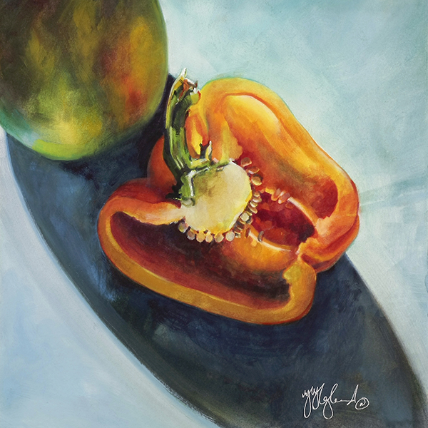 600x600 Watercolor Still Life Paintings