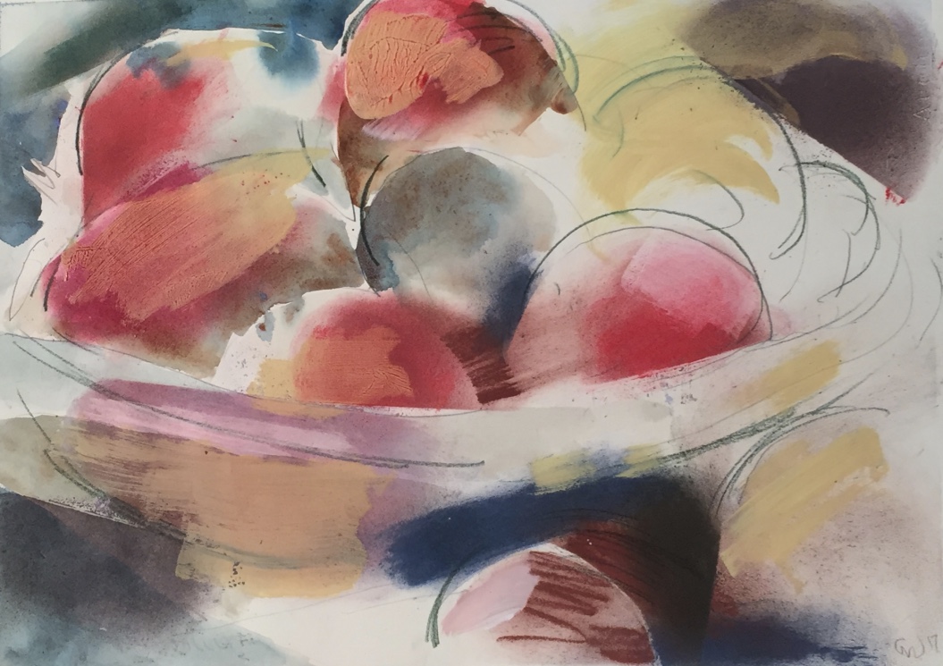 1055x745 Watercolorpastel Still Life Collection