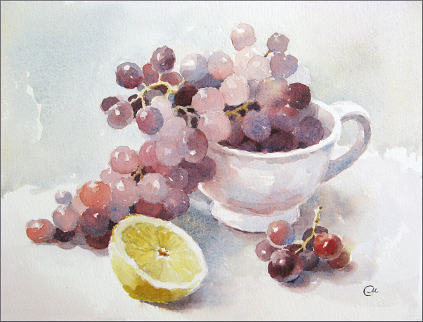 602x458 Watercolors By Maria Stezhko (Akvareli Marii Stezhko) Still Life