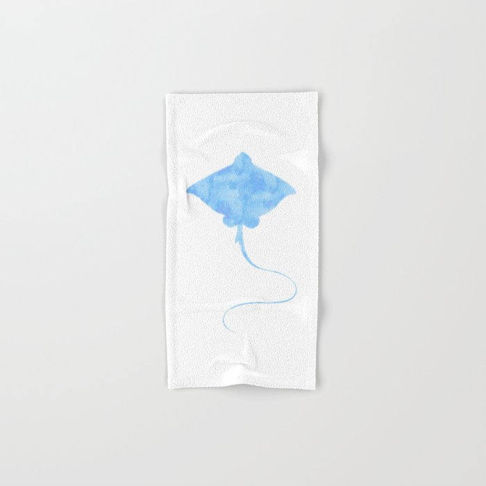 700x700 Watercolor Stingray Hand Amp Bath Towel By Shadowisper Society6