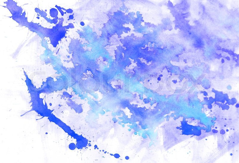 800x548 Abstract Blue Watercolor Stock Photo Colourbox