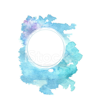 391x440 Abstract Blue Watercolor Background Stock Vector
