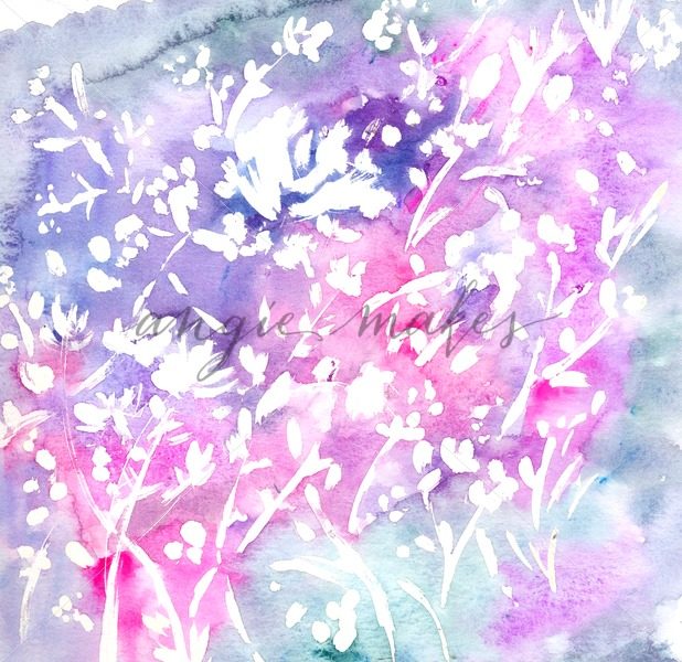 618x600 Abstract Purple Watercolor Background