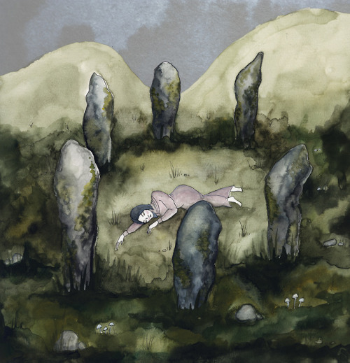 500x519 Watercolor Stone Tumblr