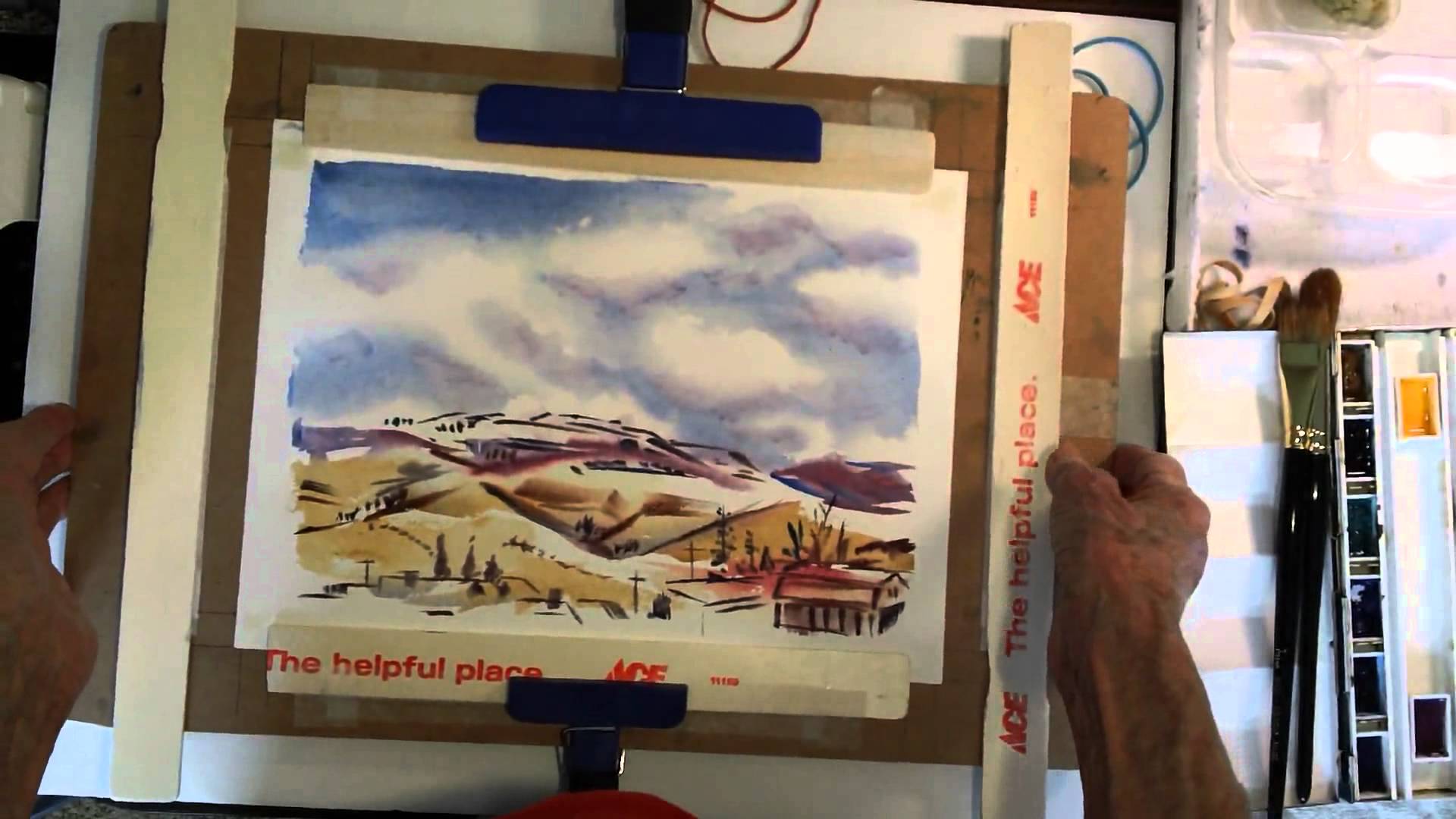 1920x1080 Watercolor Paper Stretcher New