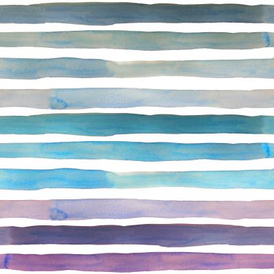 400x400 Multi Watercolor Stripes Bamboo The Fabric Geeks