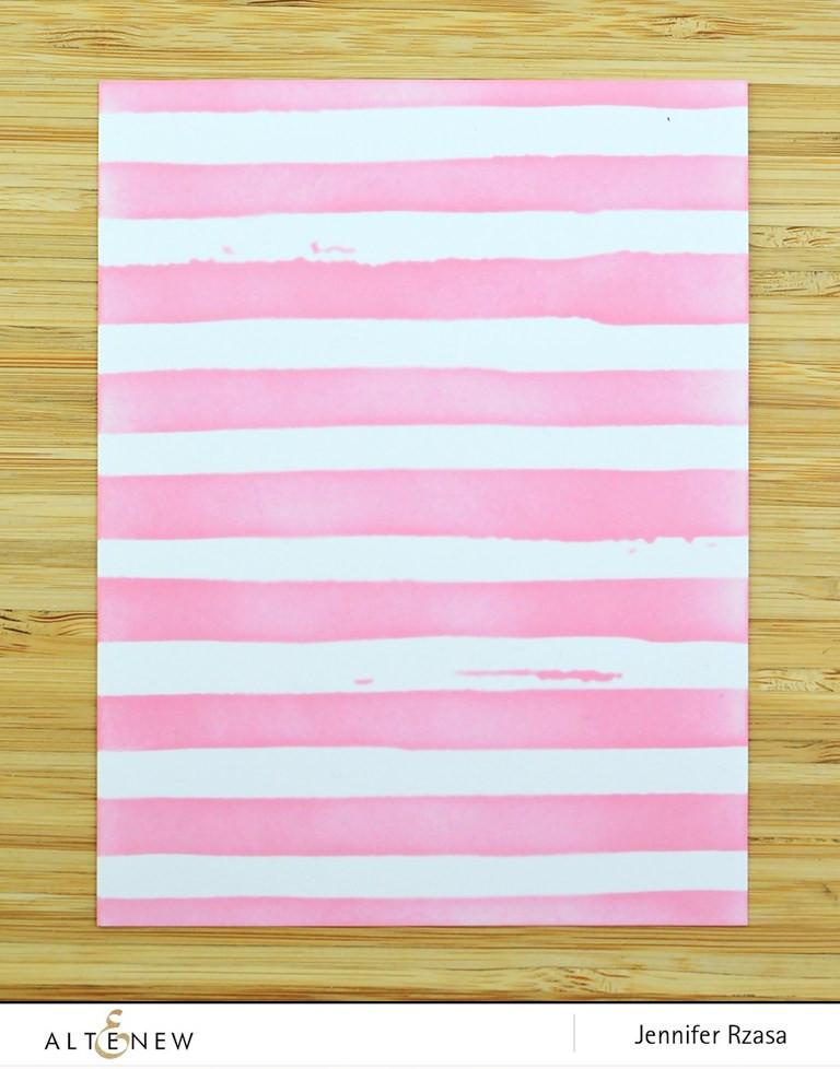 768x978 Watercolor Stripes Stencil Altenew