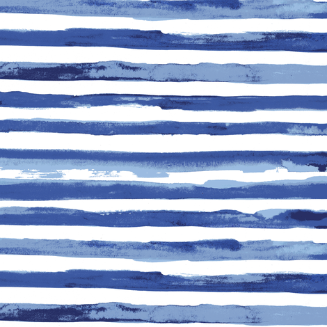 470x470 Watercolor Stripe Fabric By Katarina On Spoonflower