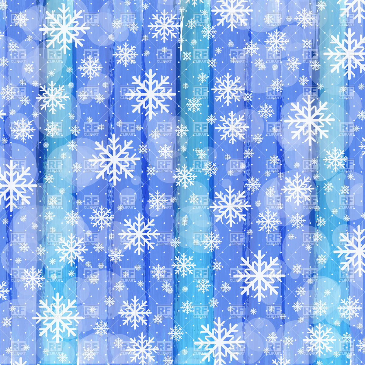 1200x1200 Christmas Background With Watercolor Stripes And Snowflakes Vector