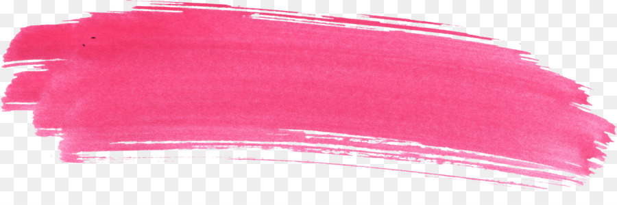 900x300 Brush Watercolor Painting Stroke Red