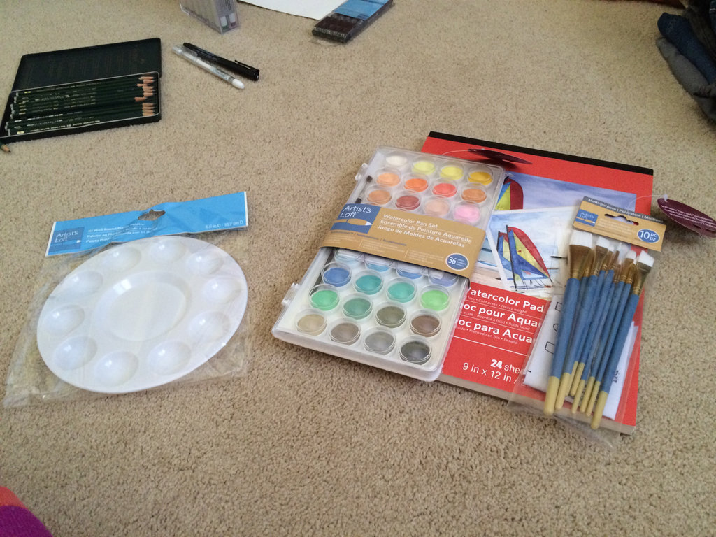 1024x768 New Watercolor Stuff By Blueranyk