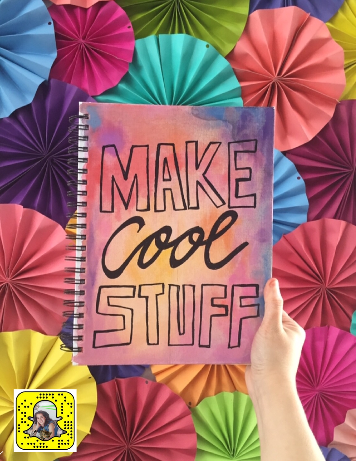1153x1493 Make Cool Stuff Watercolor Journal